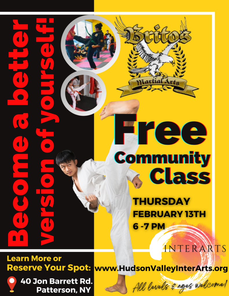 Free Community Karate Class Flyer