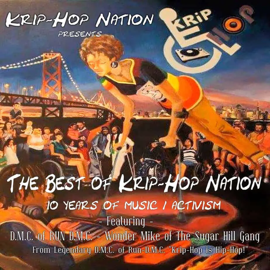 Krip-Hop 10th Anniversary Flyer. Image from https://newmobility.com/krip-hop-nation-celebrates-10-years/