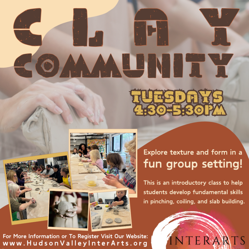 the Tuesday class flyer for Clay Community