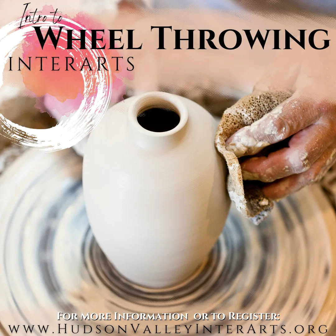 Intro to Wheel Throwing is a ceramics wheel class at InterArts.