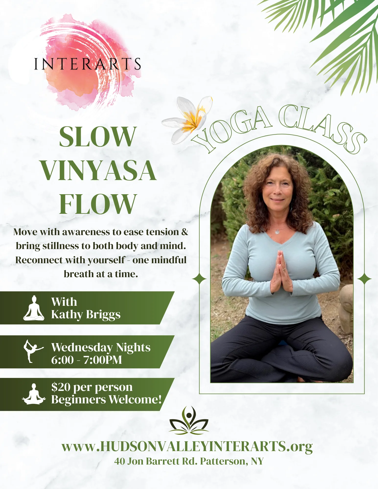 Slow Vinyasa Flow at Hudson Valley InterArts