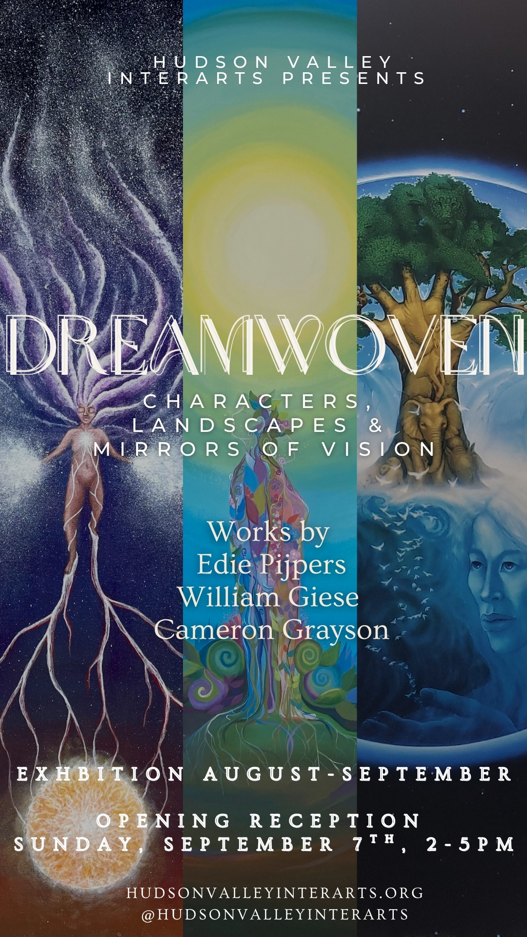 DreamWoven is an art exhibition at InterArts during August through September