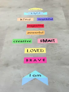 Inspirational Floor entrance to the Putnam County Early Learning Center