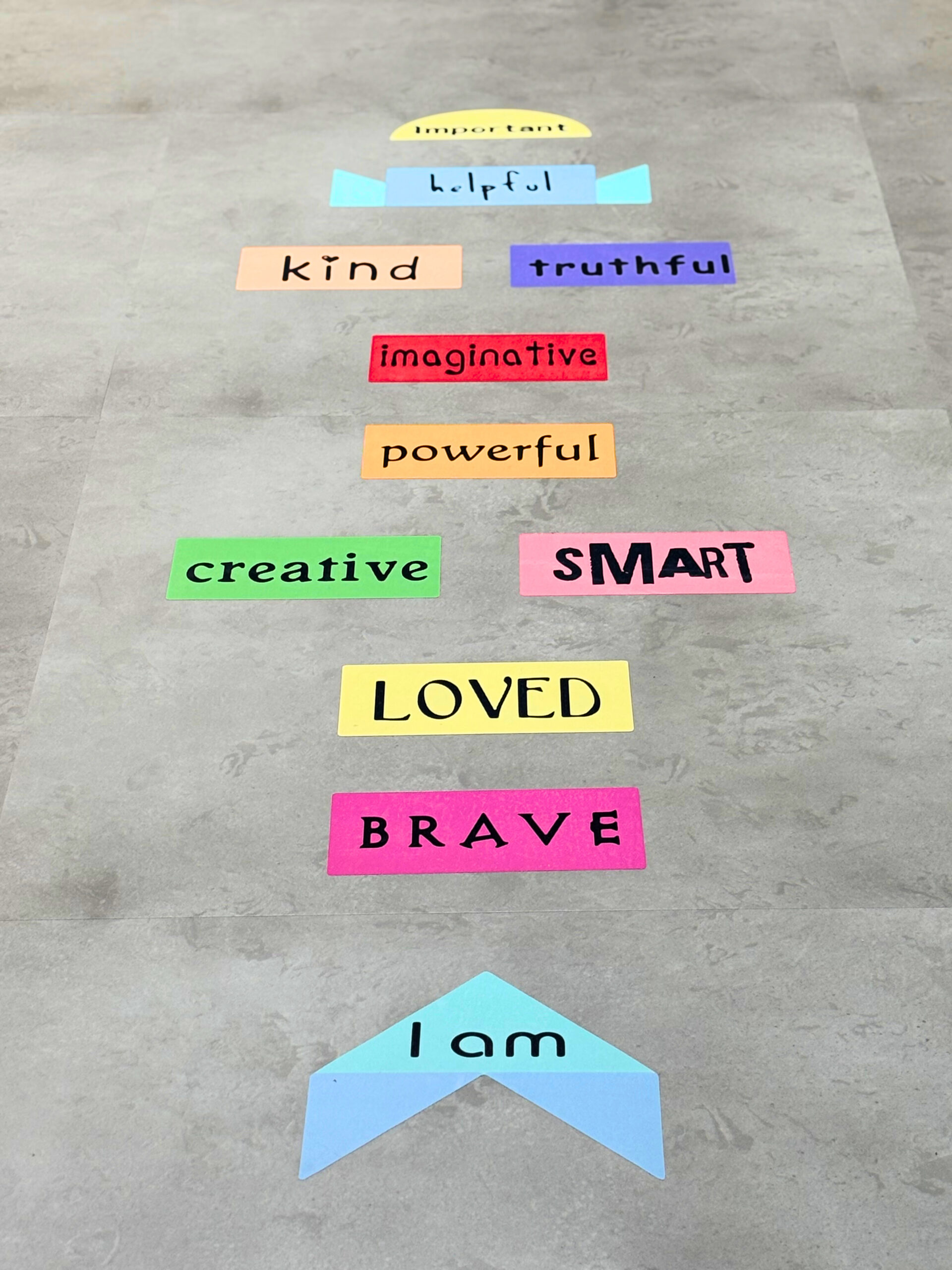 Inspirational Floor entrance to the Putnam County Early Learning Center
