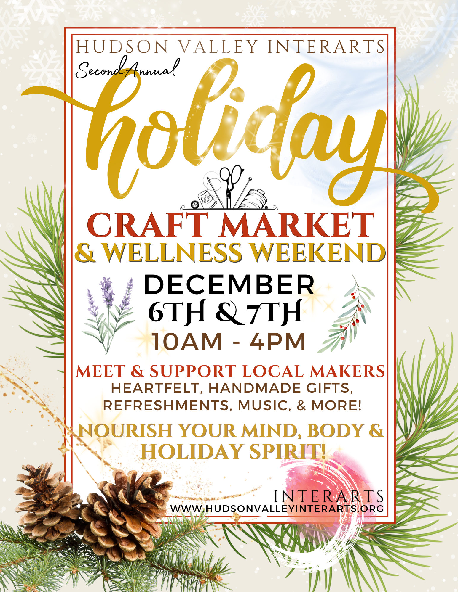 Holiday Markey and Wellness Fair 2025 at InterArts