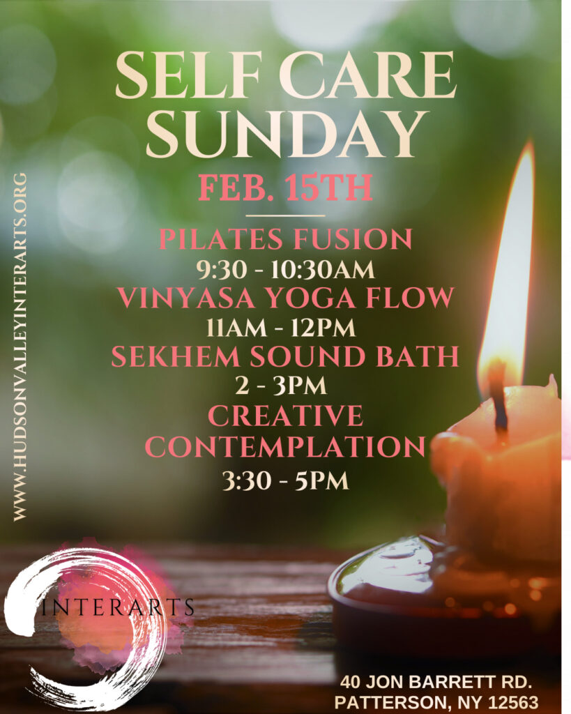 Self-Care Sunday Special Class Schedule on February 15th, 2026.