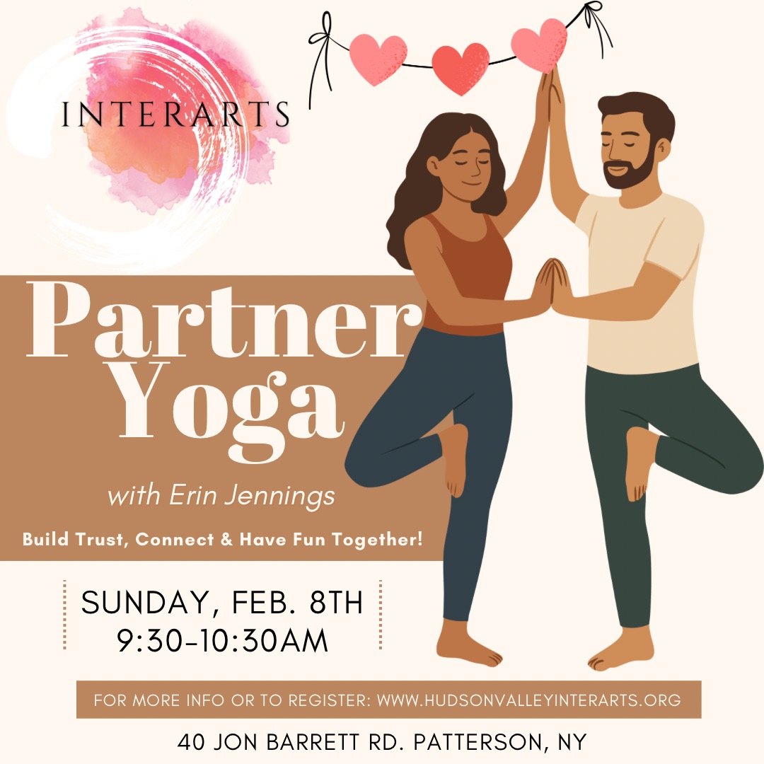 Partner Yoga happening on February 8th