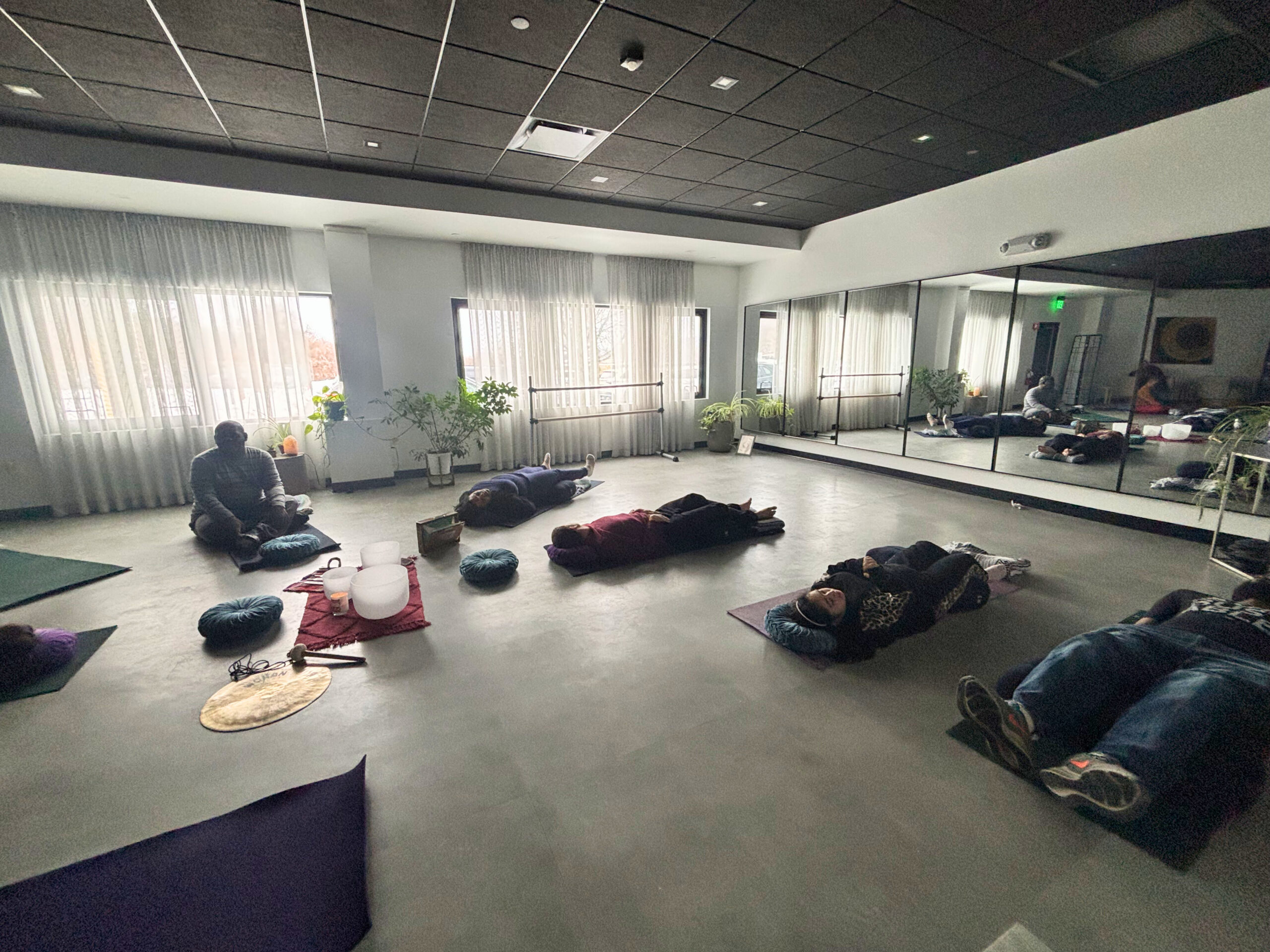 A Sound Bath session at InterArts