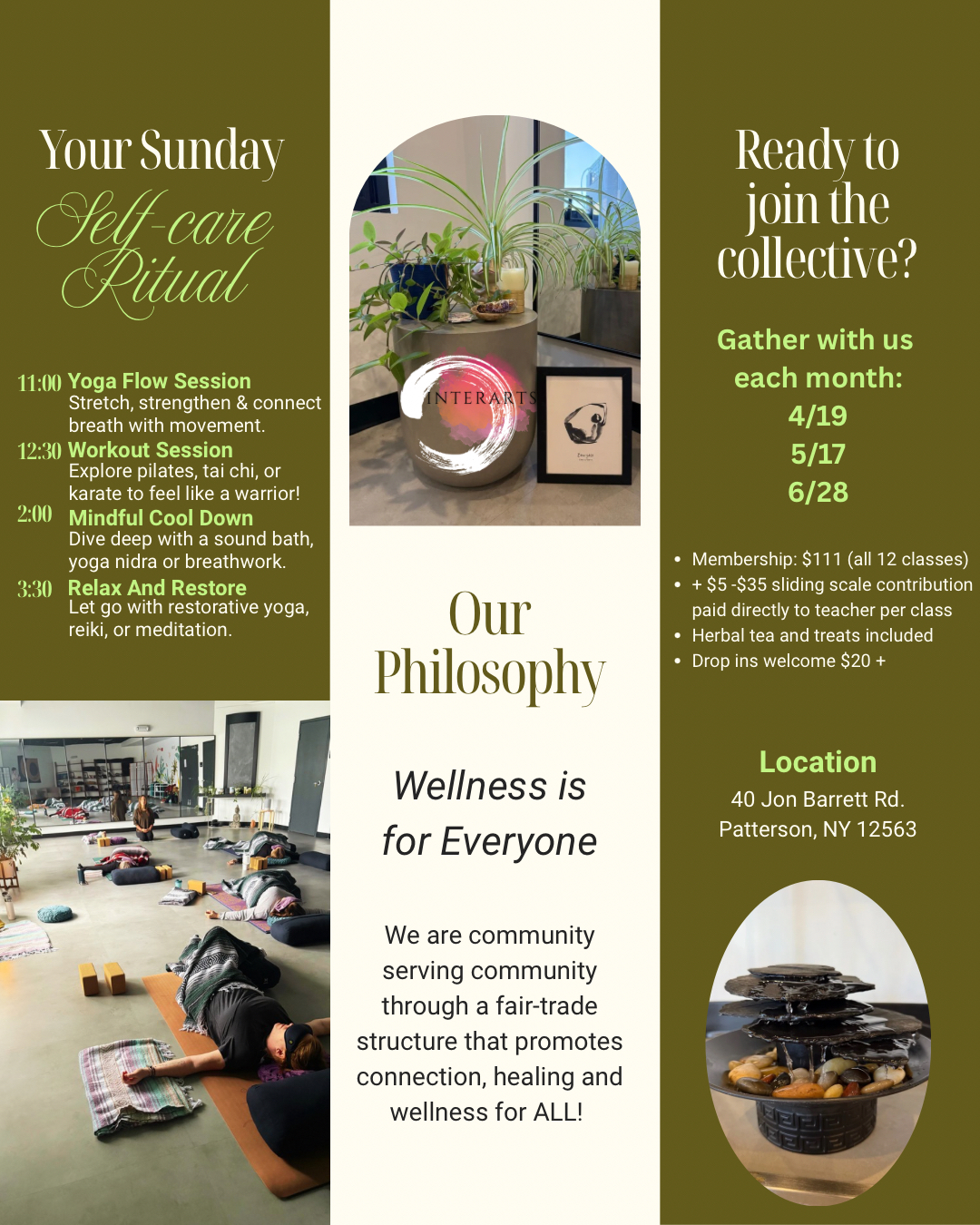 Sunday Wellness Collective Part 2 at InterArts