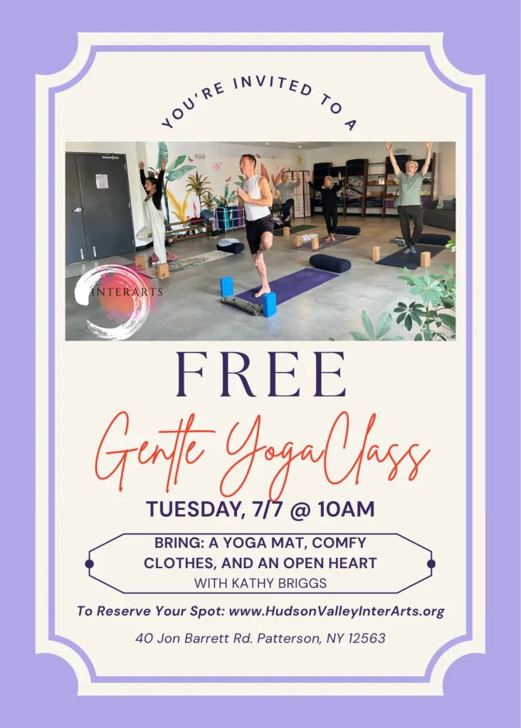 Pop-up FREE Gentle Yoga Class at InterArts