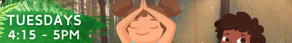 A flyer for Yoga Sprouts, children's yoga.